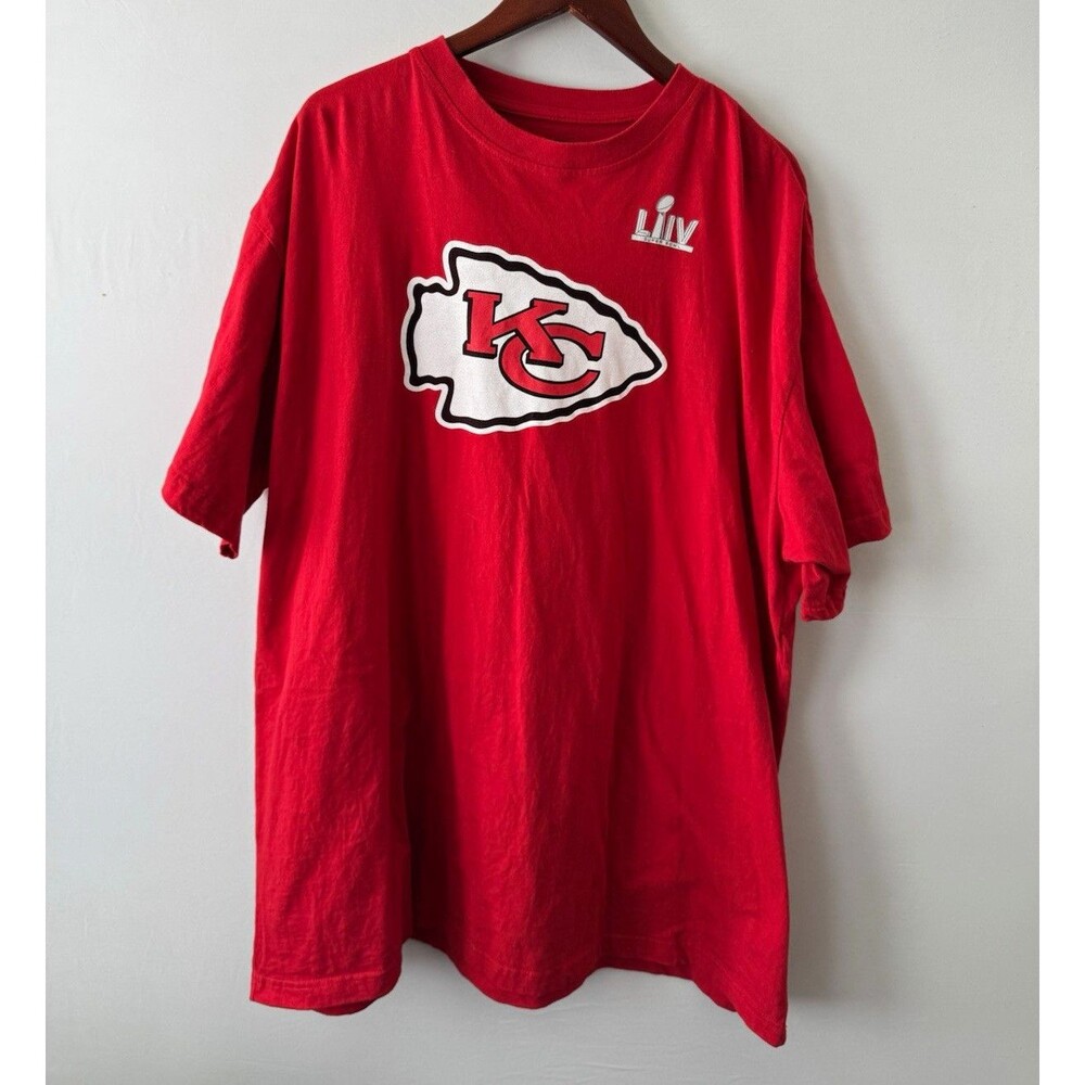 Fanatics Kansas City Chiefs Travis Kelce #87 Super Bowl LIV Red Shirt 3XL